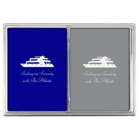 Two Story Yacht Double Deck Playing Cards